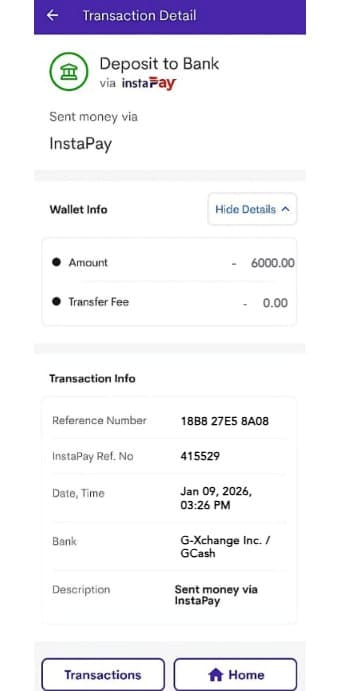 BDpay Payment Proof 1