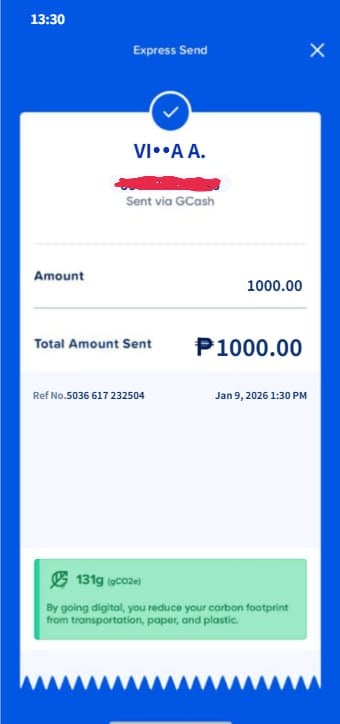 BDpay Payment Proof 2